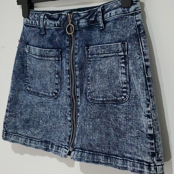 forever 21 jean skirt Waist 26 - Picture 2 of 6